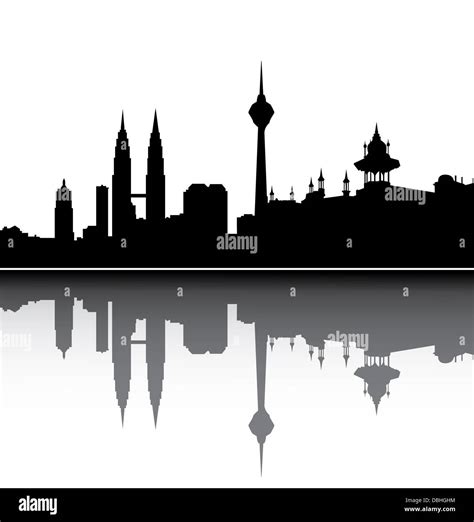 kuala lumpur skyline Stock Photo - Alamy