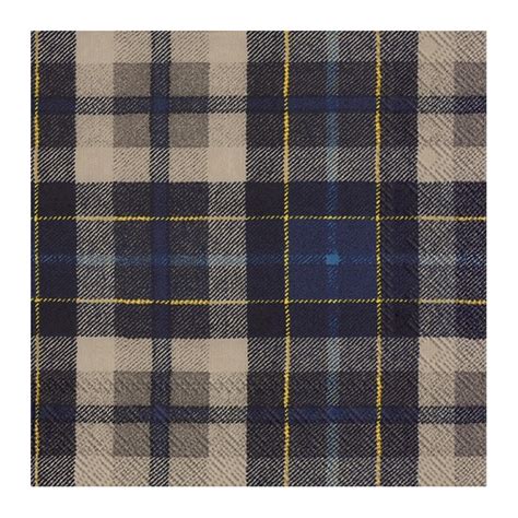 Buy IHR TARTAN blue Plaid Scottish Burns Night paper table lunch ...