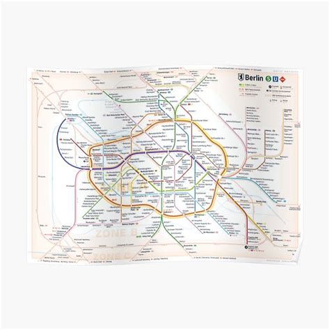 "New Berlin rapid transit route map (April 21, 2023)" Poster for Sale ...