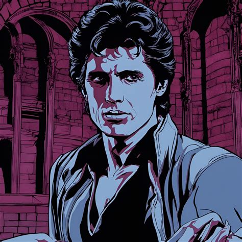 Vampire Jerry Dandridge from 1985 movie "Fright Night" - AI Generated Artwork - NightCafe Creator