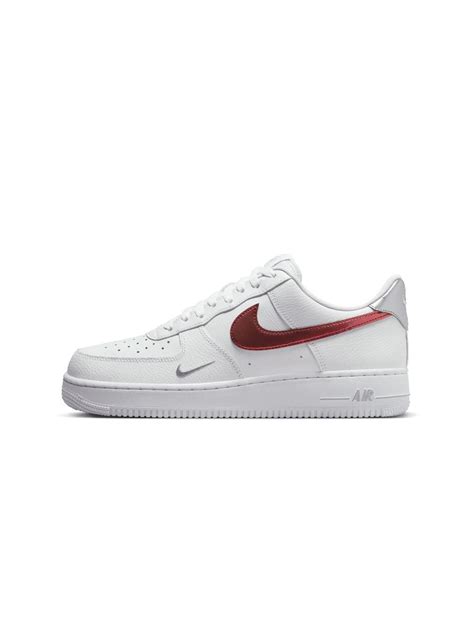 Nike Air Force 1 07 Sneaker Mens White And Red