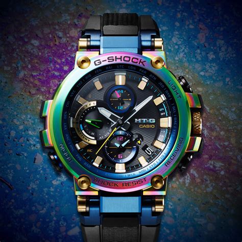 Casio G-SHOCK Announces Retail Availability Of MT-G Model In Rainbow Colorway