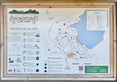 Location-Bike-Hike-Trails-Map at Broadford Lake Park | Deep Creek Times