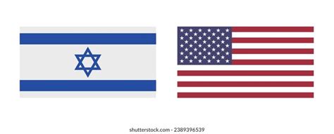 Flags Israel United States Flag Icon Stock Vector (Royalty Free) 2389396539 | Shutterstock