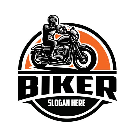 Premium Biker logo template vector illustration. Perfect logo for ...