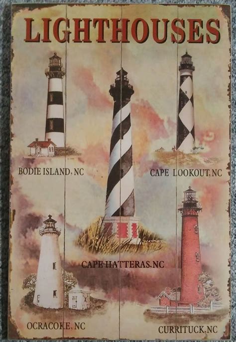 Outer Banks Lighthouses Wall Plaque – Lighthouse Digest