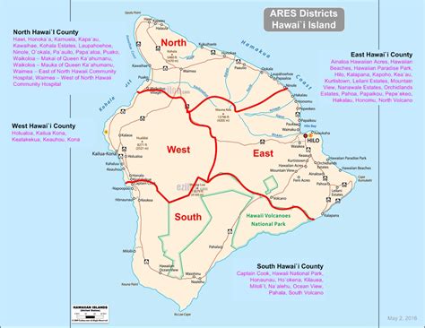 Hawaii Congressional Districts Map