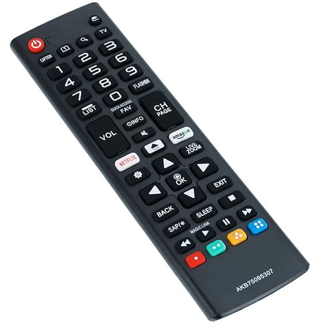 AKB75095307 New Replaced Remote Control fit for LG TV 43LJ550M 43LJ5500 ...