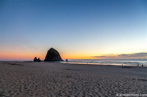 Haystack Rock at Sunset 2 – Ambient Lens