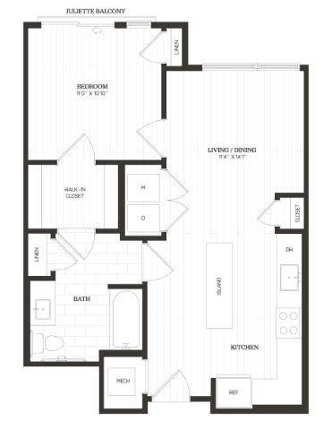 The Laureate | Floor Plans | DC Luxury Apartments | Bozzuto