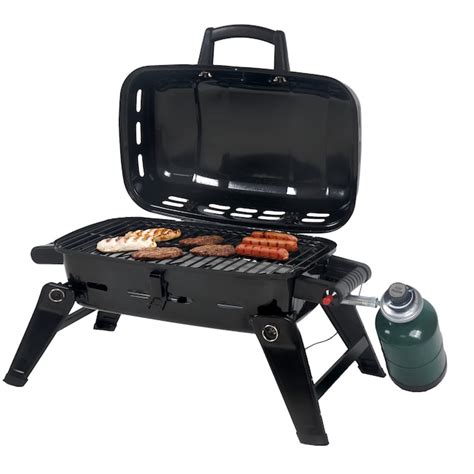 Mr. Bar-B-Q Portable LP gas grill 178-Sq in Black/Powder Coated ...