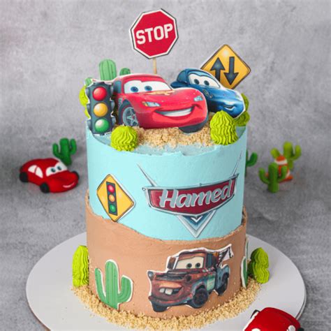 Get ready to race with our McQueen Cars Cake | Order now