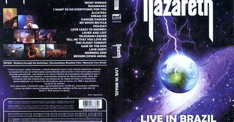 Capas Shows Internacional: Nazareth - Live In Brazil