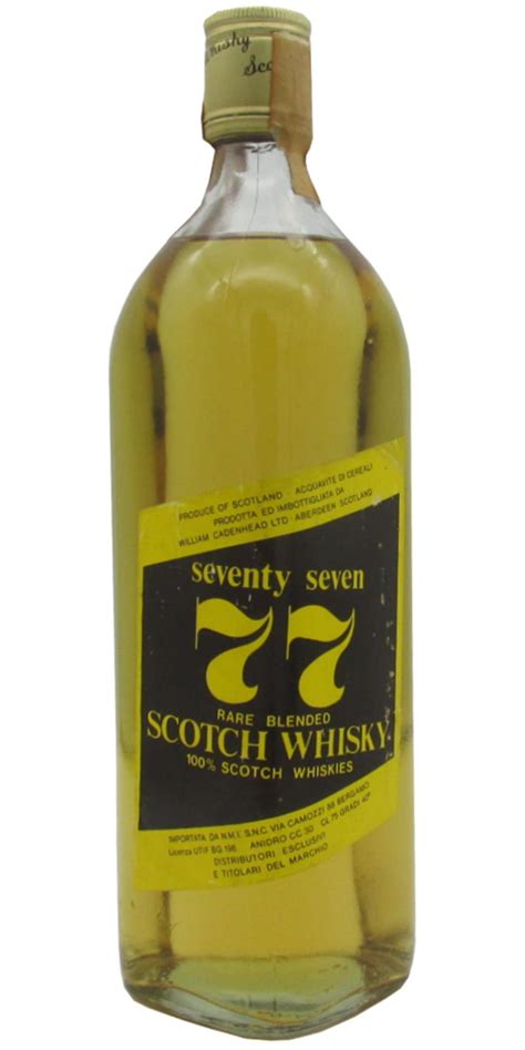 Seventy Seven Rare Blended Scotch Whisky - Ratings and reviews - Whiskybase