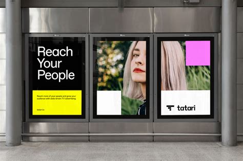 A LINE's new identity for Tatari takes its inspiration from TV elements ...