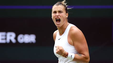 Wimbledon 2021: Aryna Sabalenka fights back to beat Britain's Katie ...