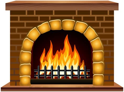 Printable Fireplace Fire