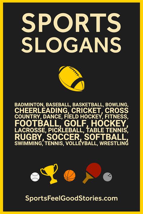 175 Best Sports Slogans and Mottos To Rally Your Squad | Sports slogans, Fun sports, Slogan