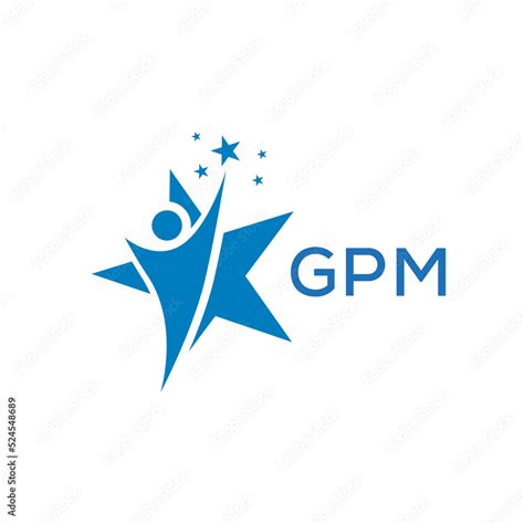 GPM Letter logo white background .GPM Business finance logo design ...