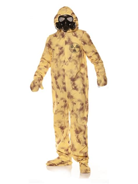 UnderWraps Men's Containment Unit Yellow Hazmat Suit Costume Teen 14-16 - Walmart.com