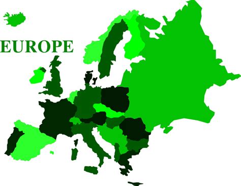 Europe Map Outline Png Europe Map Clip Art At Clker C - vrogue.co