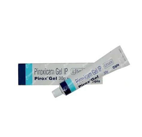 Piroxicam Gel IP (0.5% w/w), 20 Gram at Rs 150/tube in Nagpur | ID: 2851672671673