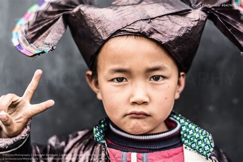 Chinese Dong People Boy in Traditional Clothing, Huang Gang, Southern China - Mlenny Photography ...