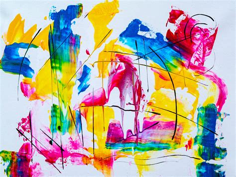 Multicolored Abstract Painting · Free Stock Photo
