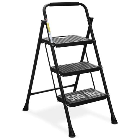 Louisville Ladder FXP1704 4 ft Fiberglass Pinnacle Platform Step Ladder, Type IA, 300 lb Load ...