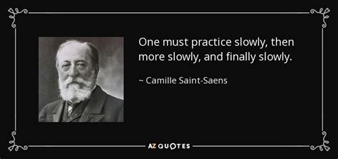 The child prodigy and musical genius Camille Saint Saens was a believer in the importance of ...