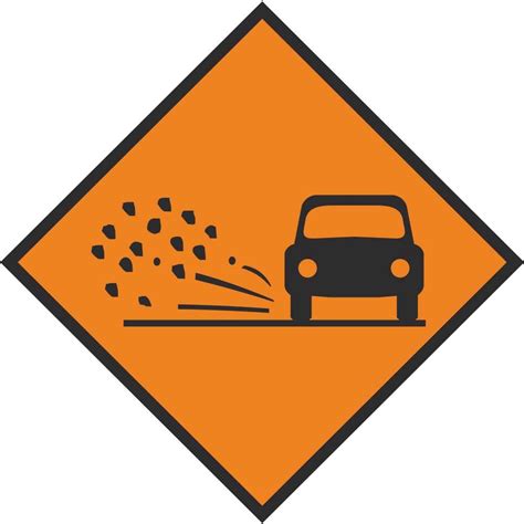 WK 073 Loose Chippings | Roadworks Safety Signs Ireland | PD Signs