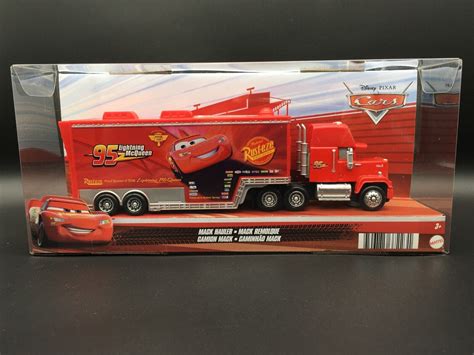 Disney Pixar Cars Piston Cup Mack Hauler Truck Cars 2 Rusteze Red Semi Cab 2023 | eBay