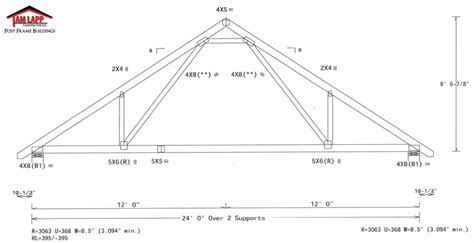 Pole Barn Roof Truss Designs - Tam Lapp Construction LLC