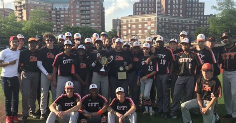 Baltimore City College HS baseball team wins championship game