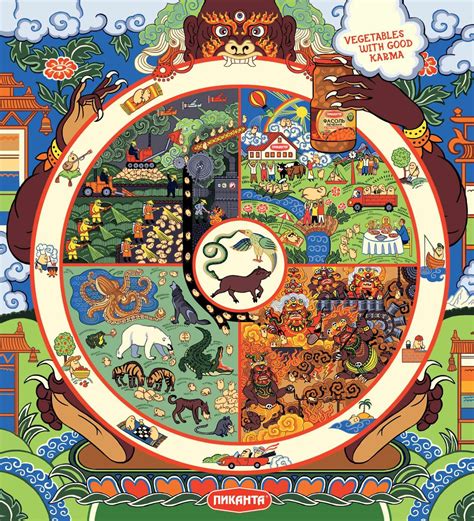 Picanta: Wheel of Sansara | Ads of the World™ | Illustrator design ...