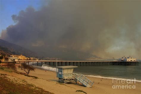 Malibu Fire Photograph by Nina Prommer - Fine Art America