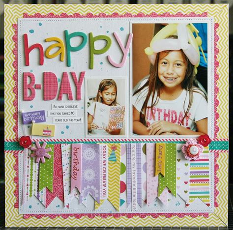 17 Best images about Scrapping Birthday on Pinterest | Simple stories ...