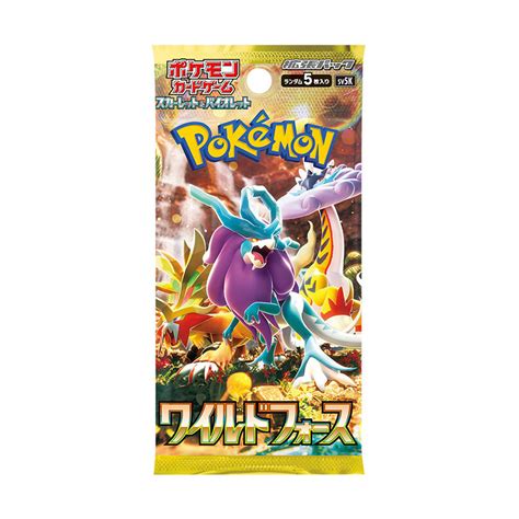 Wild Force Scarlet & Violet Booster sv5 Pokémon Card Game - Meccha Japan