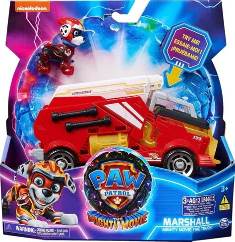 PAW PATROL THE Mighty Movie Marshall Mighty Movie camion de pompiers EUR 35,88 - PicClick FR