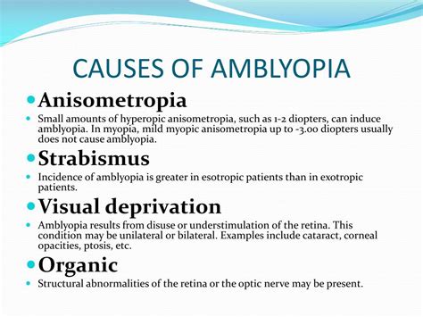 PPT - AMBLYOPIA/STRABISMUS PowerPoint Presentation, free download - ID:1976735