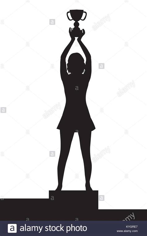 Podium Winner Silhouette Stock Photos & Podium Winner Silhouette Stock ...