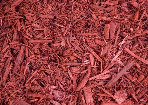 Red Colored Mulch • Snyder Landscaping and Lawn Care