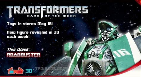 Hasbro Transformers: Dark of the Moon Website Update - Roadbuster ...