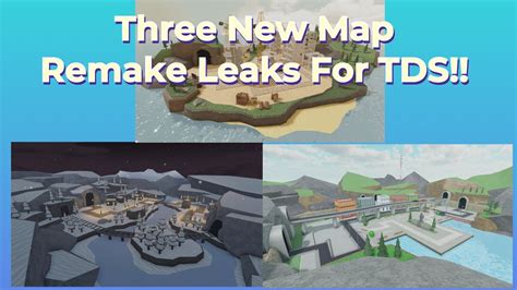 Three New Map Remake Leaks For TDS || Roblox Tower Defense Simulator - YouTube