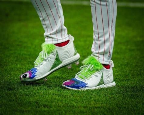 What Pros Wear: Bryce Harper's UA Harper 4 "Phabulous Phanatic" Cleats ...