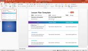 Free Simple Lesson Plan Template for PowerPoint - Free PowerPoint Templates - SlideHunter.com