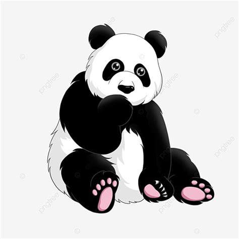 Hand Panda Clipart Transparent PNG Hd, Hand Drawn Panda Clipart, Cute Panda, Panda Clip Art ...