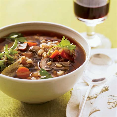 Mushroom Barley Soup Recipe