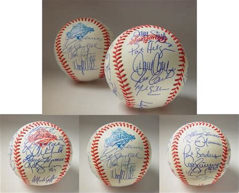 1992 & 1993 Toronto Blue Jays Team Signed World Series Baseballs (2)