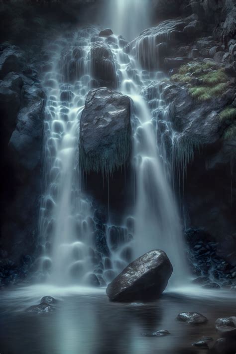 ArtStation - Dark Waterfall